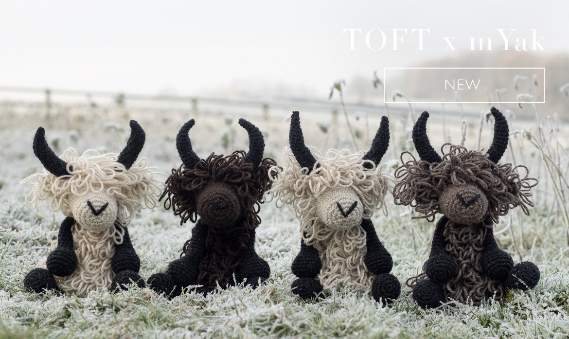 TOFT MYak crochet tibetan yak kit pattern kerry lord